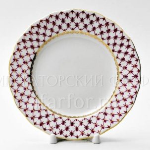 Тарелка десертная Сетка-Блюз