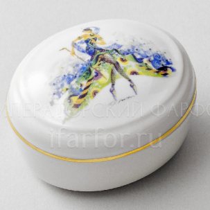 Туалетная коробочка Фея Карабос Овальная