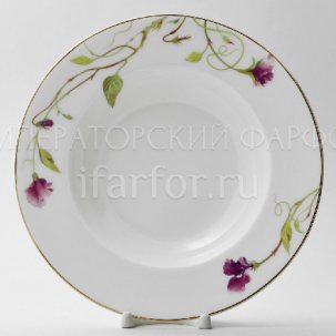 Тарелка глубокая Цветущий горошек