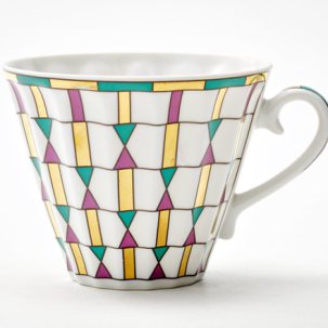 Чашка чайная Геометрия цвета 1/2 Лучистая