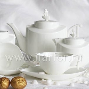 Сервиз чайный Белый 6/16 Ковчег