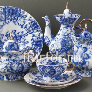 Сервиз чайный Поющий сад 6/22 Шатровая