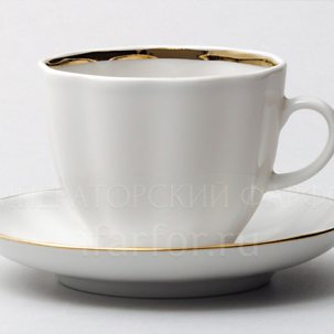 Чашка с блюдцем кофейная Белоснежка 1/2 Тюльпан