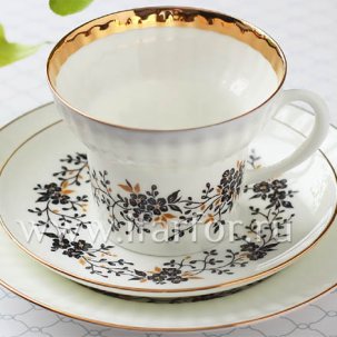 Комплект трехпредметный Тонкие веточки 1/3 Волна