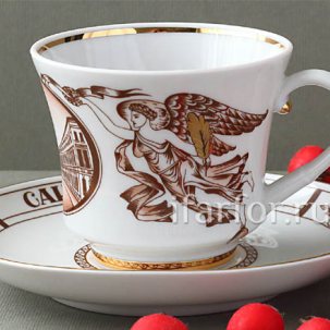 Чашка с блюдцем чайная Дворцовая площадь 1/2 Банкетная