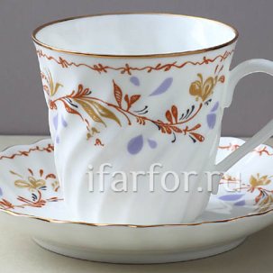 Чашка с блюдцем Карелия 1/2 Витая