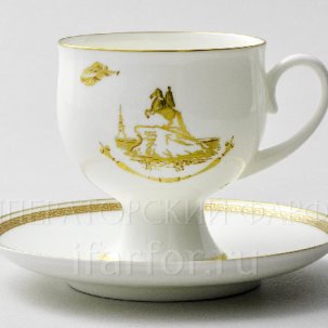Чашка с блюдцем Северная столица 1/2 Классическая-2
