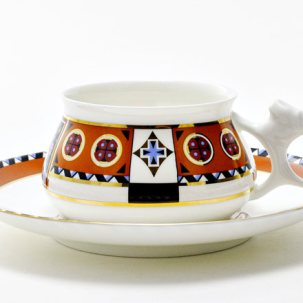 Чашка с блюдцем Василиса 1 1/2 Билибина