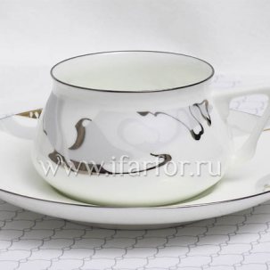 Чашка с блюдцем Крокус 1/2 Билибина-1