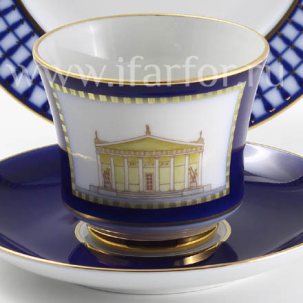 Чашка с блюдцем чайная Классика Петербурга-2 1/2 Банкетная
