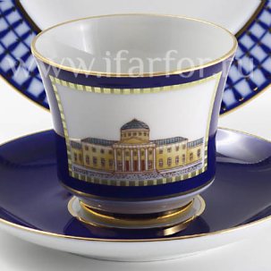 Чашка с блюдцем чайная Классика Петербурга 3 1/2 Банкетная