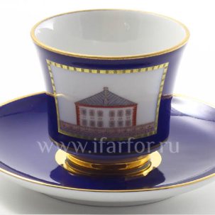 Чашка с блюдцем кофейная Классика Петербурга 3 1/2 Банкетная