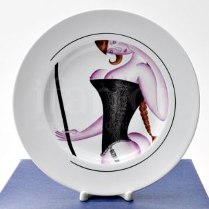 Декоративная тарелка в подарочной коробке Куку