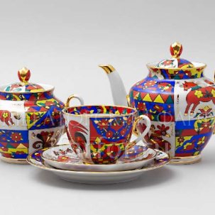 Сервиз чайный Народные узоры 6/20 Весенняя