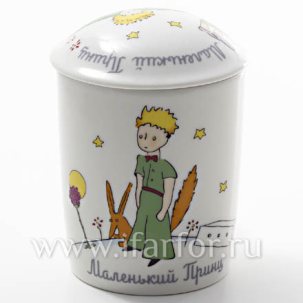 Чашка с блюдцем в подарочной коробке Маленький принц 1/2 Снежное утро