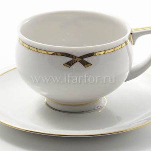 Чашка с блюдцем чайный Золотая Кострома 1/2 Кострома