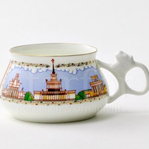 Чашка без блюдца Павильоны ВДНХ Билибина