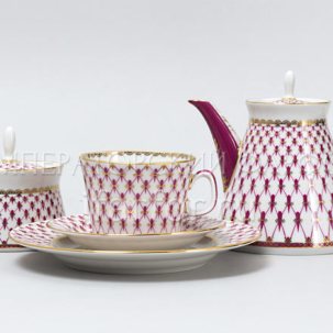 Сервиз чайный Сетка-блюз 2 6/20 Молодежная