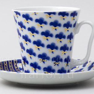 Бокал с блюдцем чайный Окинава Ленинградский 2