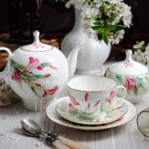 Сервиз чайный Акварель 6/20 Яблочко
