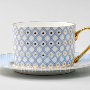 Чашка с блюдцем чайная Азур 1 1/2 Идиллия