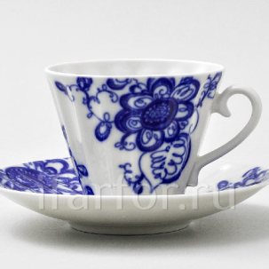 Чашка с блюдцем чайная Поющий сад 1/2 Лучистая