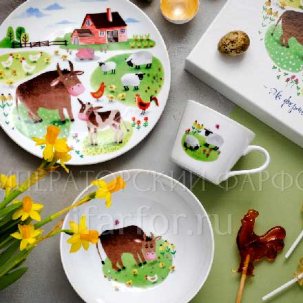 Комплект детский в подарочной коробке На ферме 1/3 Соло