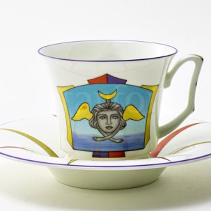 Чашка с блюдцем чайная Петербургская палитра. Петербургское настроение 1/2 Юлия
