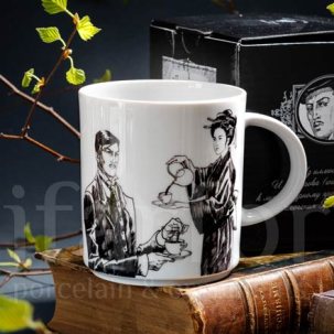 Кружка в подарочной коробке Фандорин и Мидори Стандарт