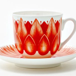 Чашка с блюдцем кофейная Aloha Volcano 1/2 Ландыш 2