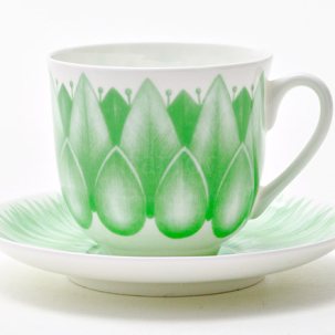 Чашка с блюдцем кофейная Aloha Lagoon 1/2 Ландыш 2