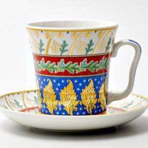 Бокал с блюдцем Новогодняя ночь 1/2 Ленинградский