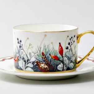 Чашка с блюдцем чайная Календа 1/2 Идиллия