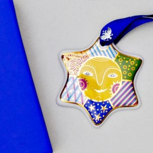 Елочная игрушка в подарочной коробке Звездочка Колядки