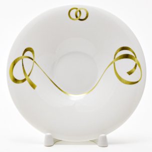 Блюдце чайное Колечки Оливия