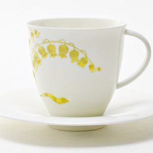 Чашка с блюдцем чайная Нежный ландыш 1/2 Оливия