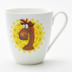 Бокал в подарочной коробке Три богатыря. Обожаю чай Вариации