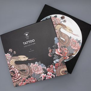 Тарелка декоративная Tattoo SERPENTA (Татуировка Змея) Восточная 310 мм.