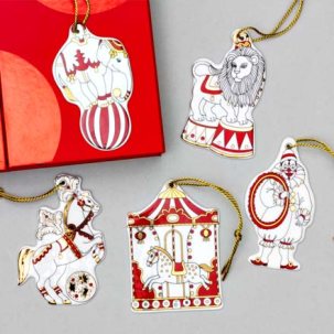 Набор елочных игрушек в подарочной коробке Гранд цирк
