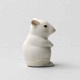 Скульптура Мышь-малютка N2 Альбинос