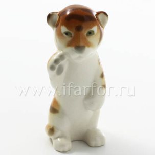 Скульптура Тигренок Бывалый Полосатый