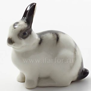 Скульптура Кролик Крош Серый