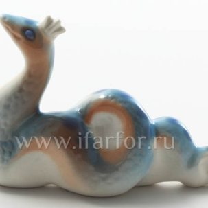 Скульптура Королева змей Голубая