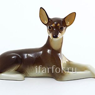 Скульптура Русский той-терьер Мио