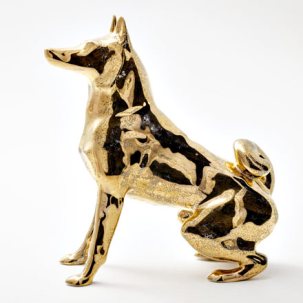 Скульптура Лайка Золото