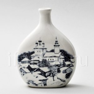 Ваза средняя Деревенька Плоская