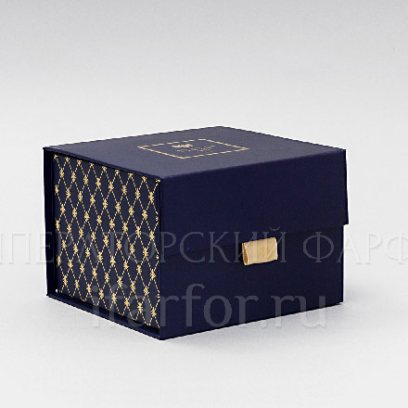 Подарочная упаковка кубик малый Синий Кубик на магнитах