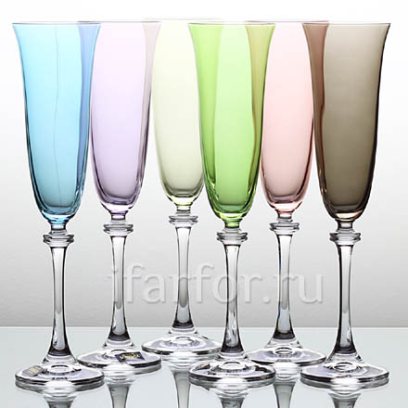 Набор фужеров для шампанского «Арлекино» 6/6