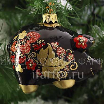 Елочная игрушка «Свинка»