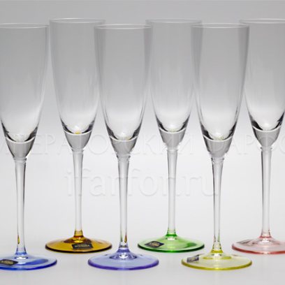 Набор фужеров для шампанского Арлекино 6/6 SUZANNE